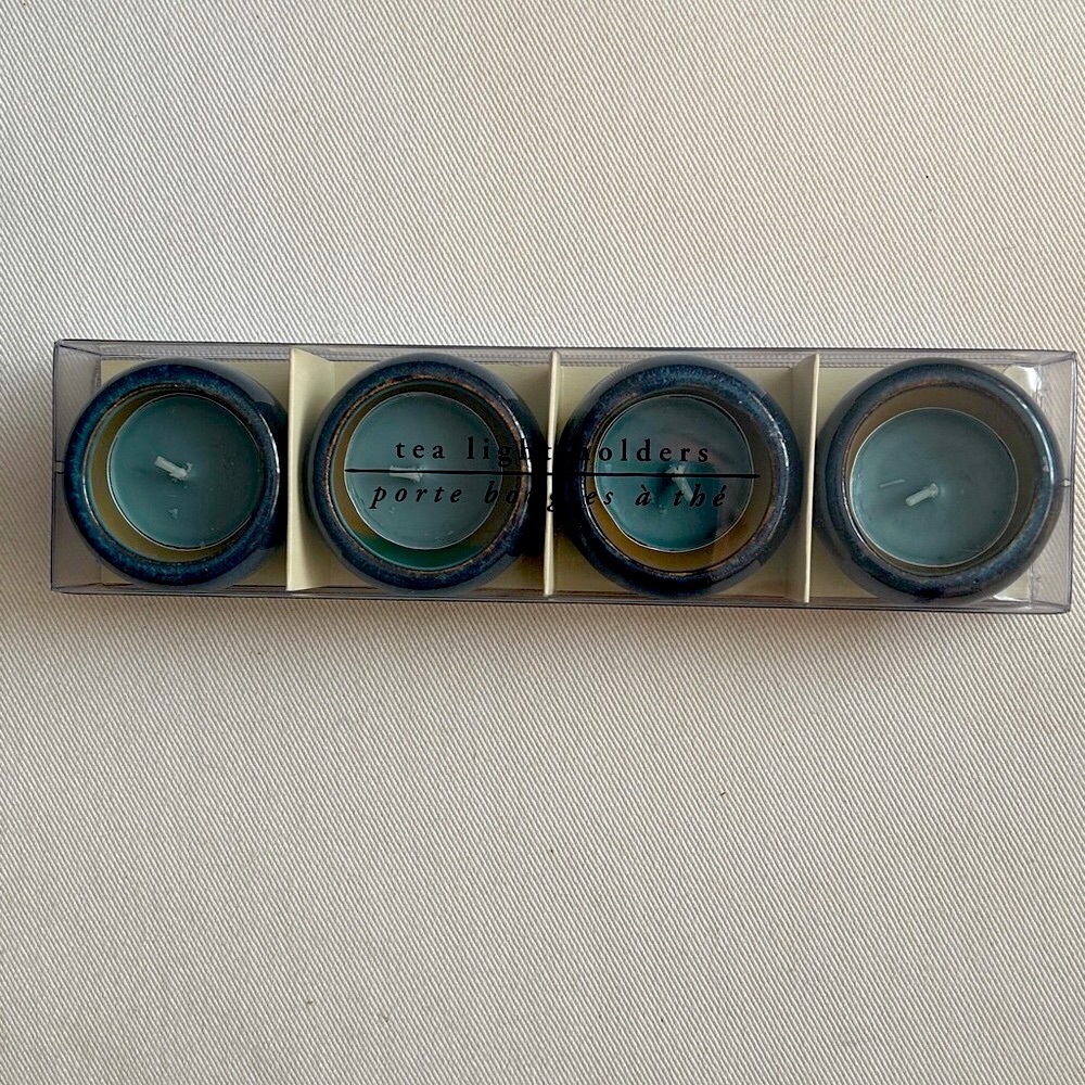Pier 1 Impots Set of Four Tea Light Holders